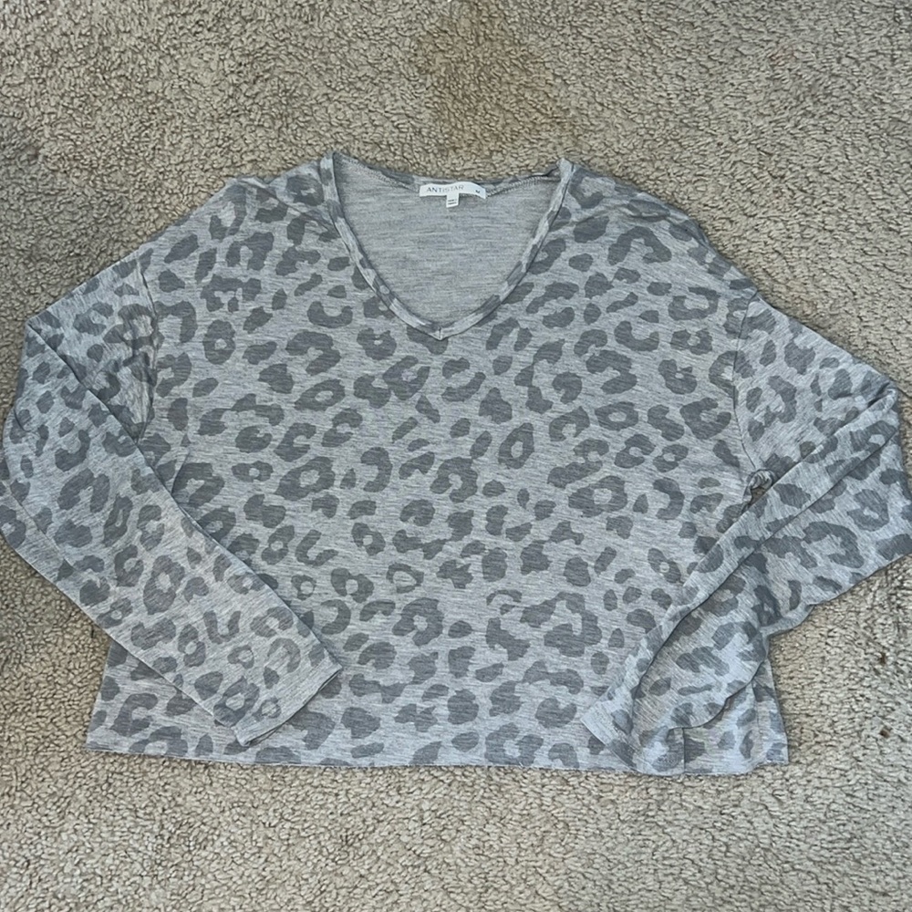 cheetah print top